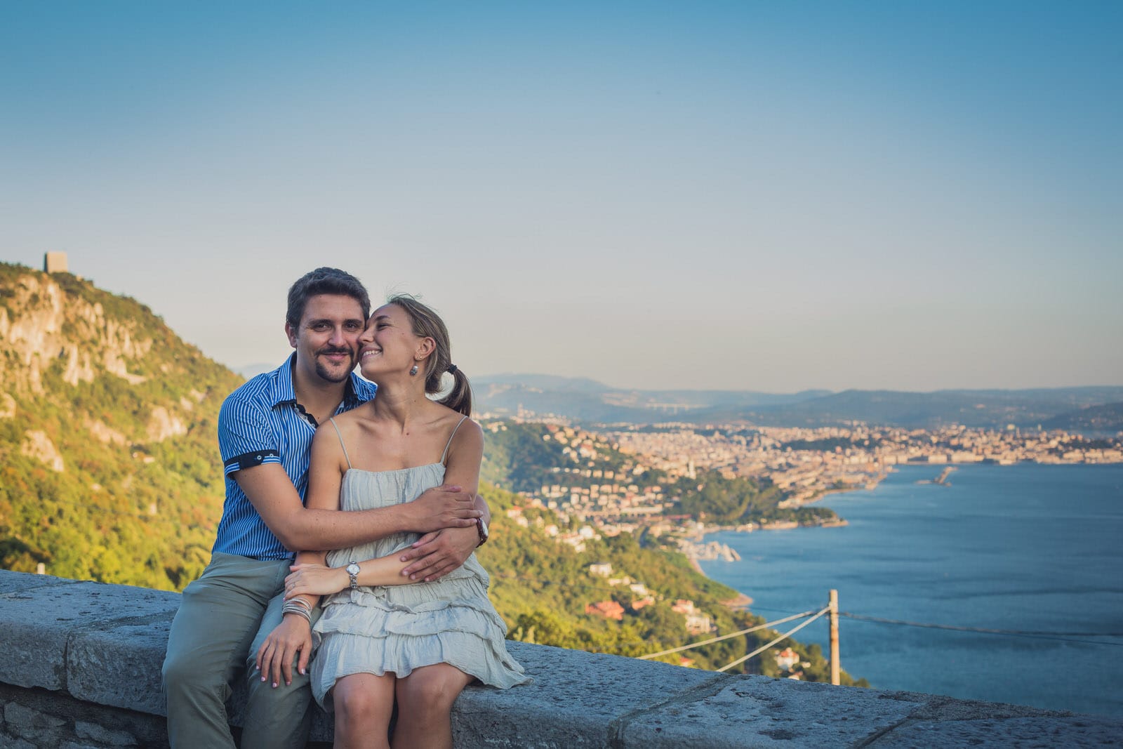 Servizio fotografico prematrimoniale fidanzati in carso