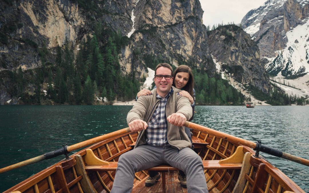 M+M – Foto di coppia sul lago di Braies
