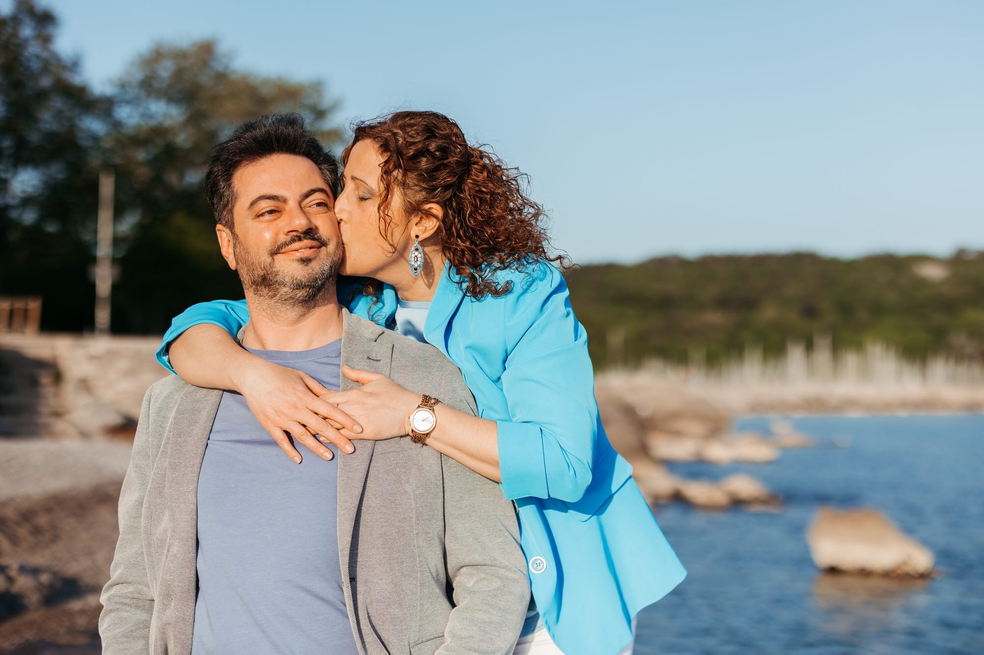 foto di coppia in riva al mare prematrimoniali 